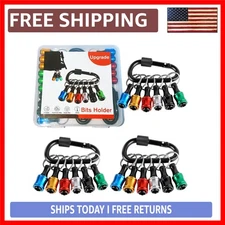 Versatile Screwdriver Bit Holder Set - Quick Access Keychain Solution