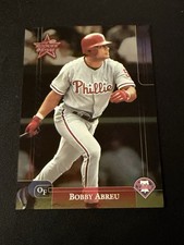 2002 Leaf Rookies &amp; Stars Longevity /100 Bobby Abreu (Philadelphia Phillies)
