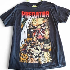 Vtg style Predator movie short sleeve classic black color shirt KV38678