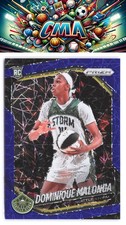 2025 Panini Prizm WNBA #116 Dominique Malonga Blue Velocity Prizms