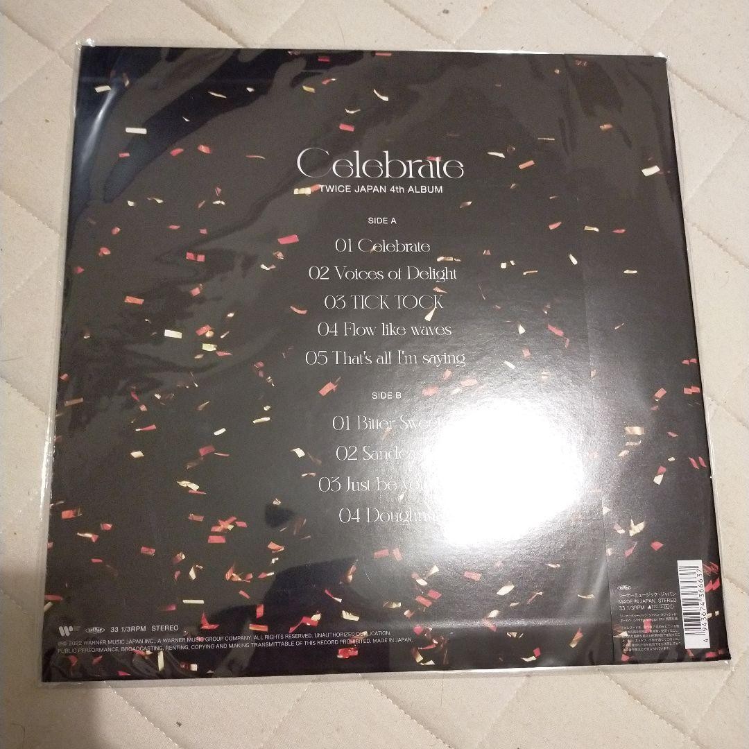 TWICE Japan 4th Album Celebrate Vinyl Record LP with Lyrics