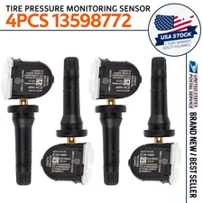 Set 4pcs Fit For Chevrolet Buick 13598772 New Tire Air Pressure Sensor TPMS