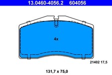 ATE Bremsbelagsatz Scheibenbremse 13.0460-4056.2 für 911 993 PORSCHE 964 928 GT2