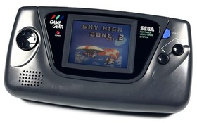 ❤️ SEGA Game Gear Console RECAPPED w CERAMIC SMD Caps, Glass Lens + Video Game