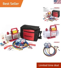 Essential Auto AC Maintenance Kit with Detailed Manual