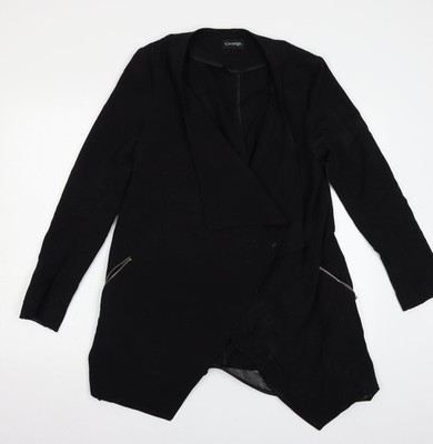 George Damen Jacke Blazer schwarz Größe 10