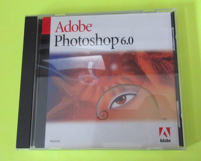 Ad0be Photoshop 6.0 Upgrade CD for Windows ~ No Serial No.