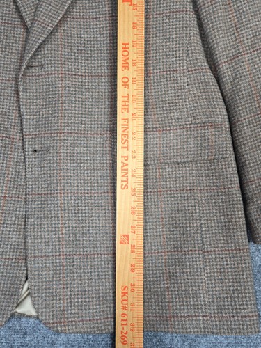 Vintage Brooks Brothers Blazer Herren 42 Hahnentritt Kamelhaar Wolle USA 90er Klasse - Bild 14 von 14