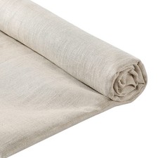 Pllieay 39 x 55 Inch Natural Pure 100 Linen Fabric, Plain Solid Colour Linen