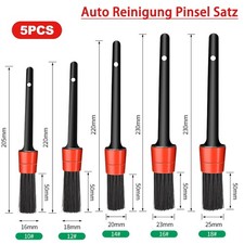 5pcs Auto Reinigung Pinsel Satz Detailing Detail Reinigungsbürsten Innen & Außen