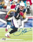 Julian Edelman New England Patriots Signed Autographed 8x10 Photo Global COA
