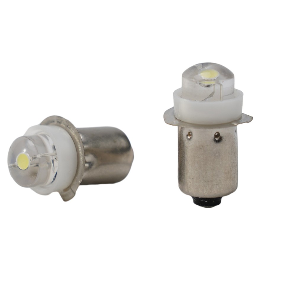 YEORO 2Pcs AC/DC 6-30V P13.5S Upgrade LED Flashlight Bulb,3W 6V 9V 12V 18V 19.2V 24V LED Conversion Kit For Torch Lantern Bike Work Light Maglit Bulbs,Non-Polarity - Foto 6