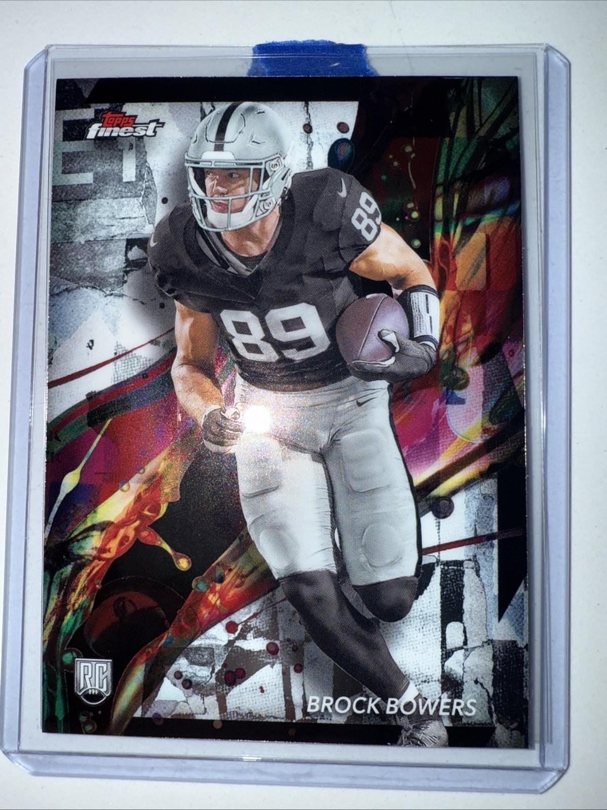 2024 Topps Finest - Common Brock Bowers #82 (RC)