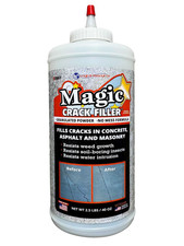 Gray Concrete Magic Crack Filler 2.5LB Bottle, Repair Any Crack in Driveway Pati