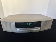 Bose Wave Music System Silver - AWRCC1 - AM/FM Radio CD Player  Remote WORKS