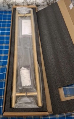 TOGU 36'' Solid Standoffs TGU-6012 Gold Commercial Grade Door Handle Pull Push