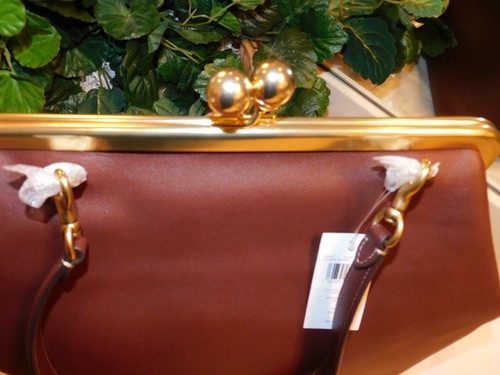 NWT COACH CBR51 LARGE  OVERSIZED KISSLOCK SHOULDER CLUTCH BAG    *FREE SHIPPING - Picture 7 of 11