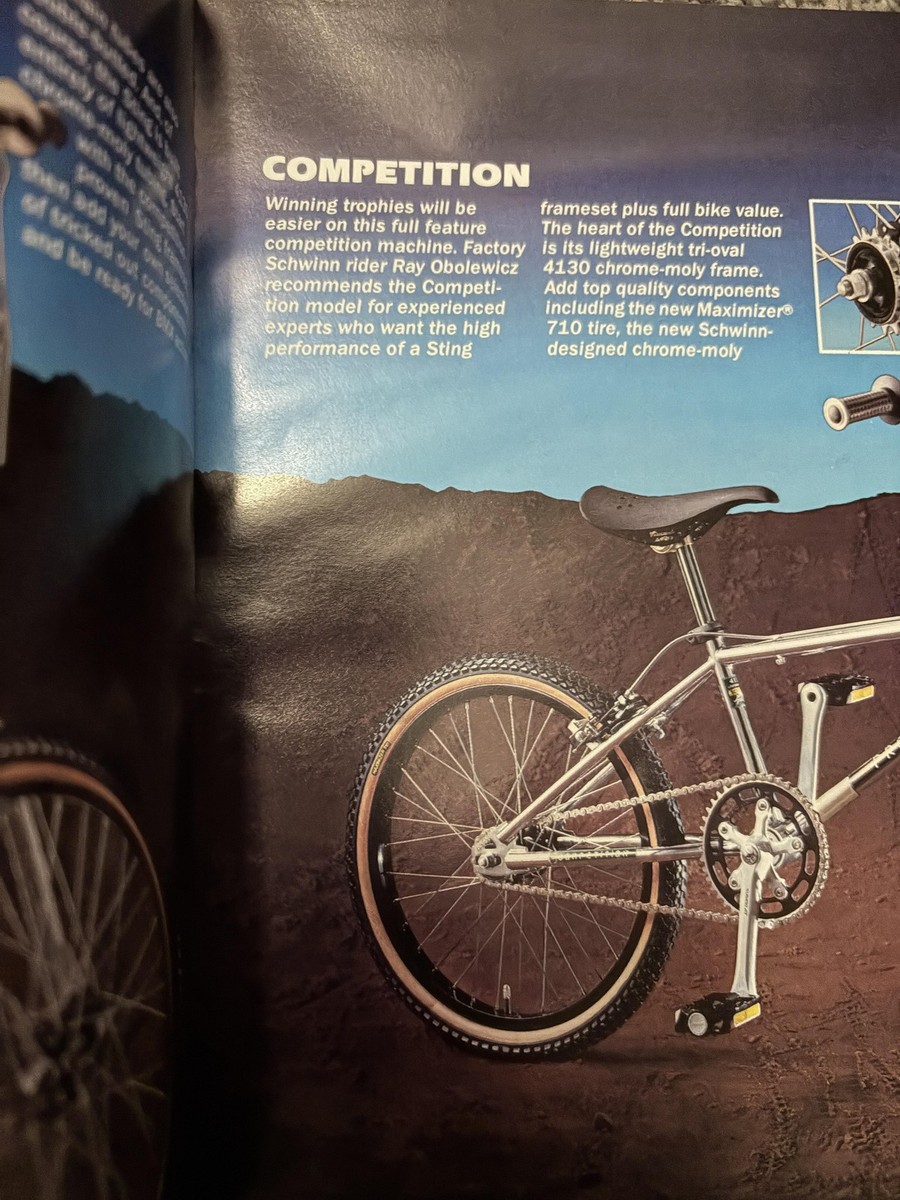 Vintage 1984 Schwinn Full-Line Catalog Brochure BMX Predator Sting