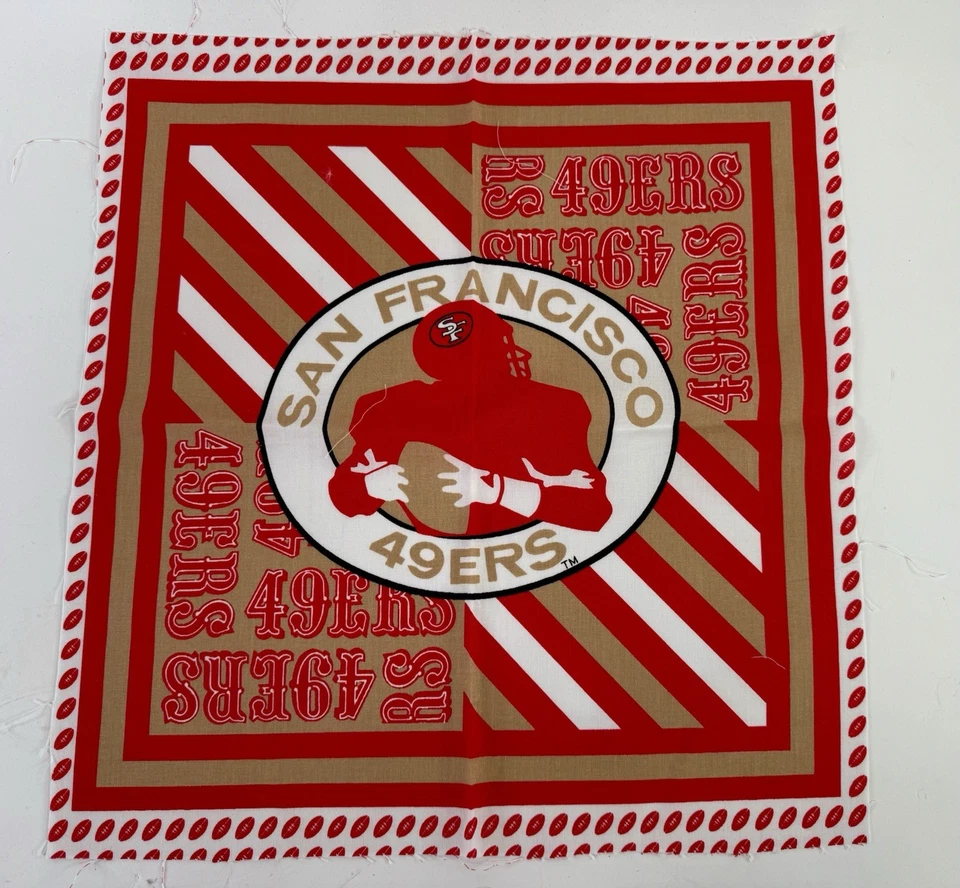 Vintage 1994 49ers Logo Fabric - Image 3 of 3