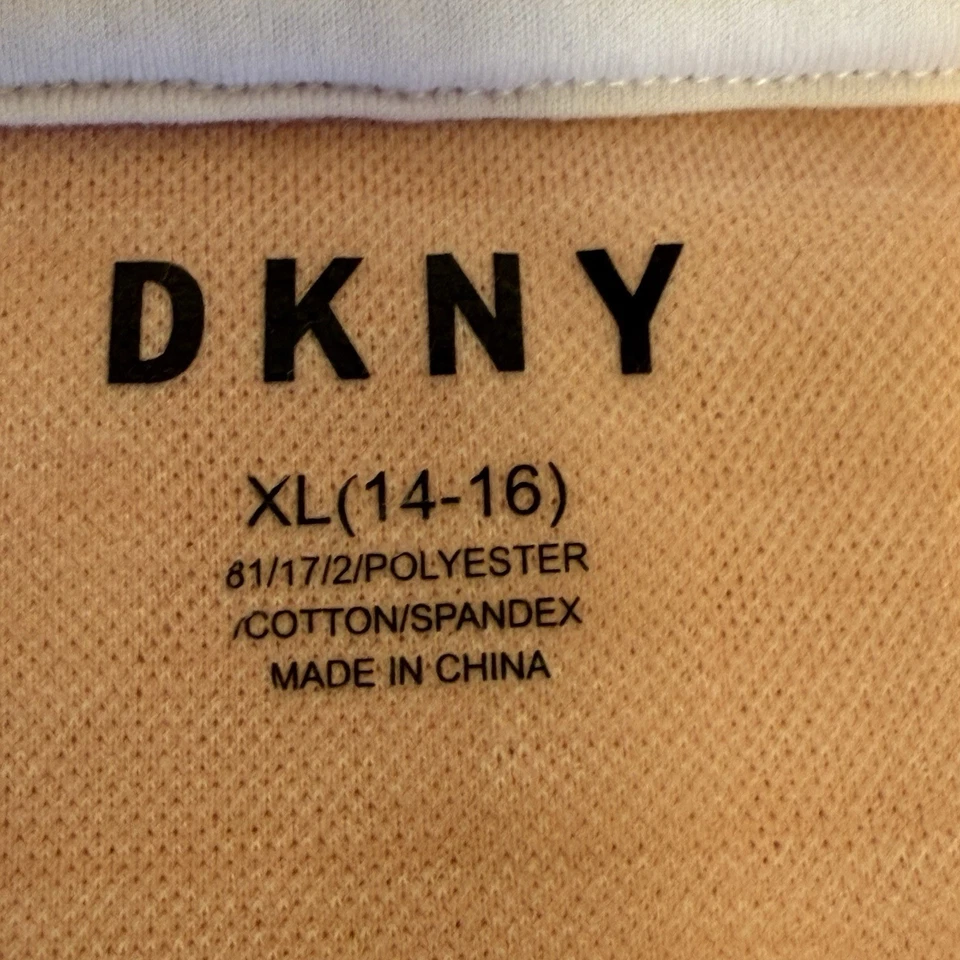 Lote de 2 vestidos DKNY LOGO juveniles XL 14-16 manga corta falda Go-Go nueva con y nueva sin Foto 3 de 4