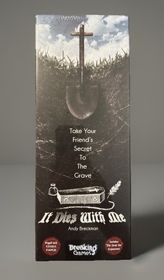 Breaking Games:  It Dies with Me  Group Party Game, Fun Family Game Night New.
