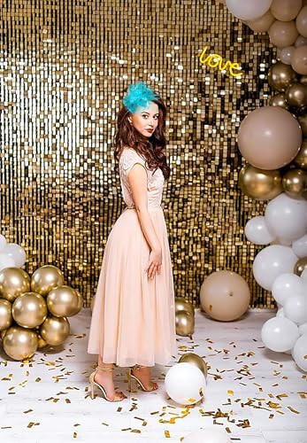 Women's Feather Mesh Flower Fascinator Hats for Women Wedding Tea Party - Bild 3 von 4