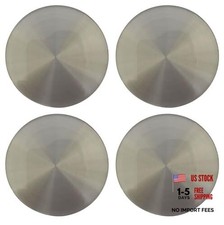 4X Wheel Center Hub Cap Stickers Emblem Decal Not Vinyl Silver for GMC Chevy