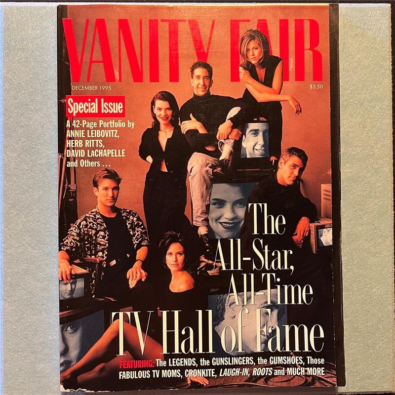 Vtg Vanity Fair December 1995 TV Hall of Fame Madonna Versace Ad Annie Leibovitz