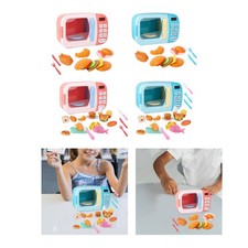 Kids Interactive Microwave Play Set for Imaginative Pretend Play