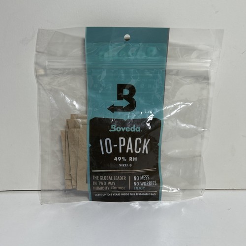 Boveda 10 Pack 49% RH Size 8 Humidity Control New