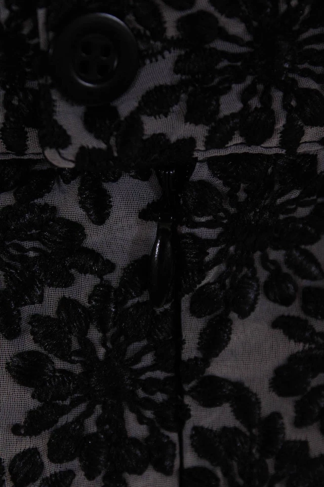 Zanella 女式纹理懒人拉链裙黑色 10 码 — 第 4/4 张图片