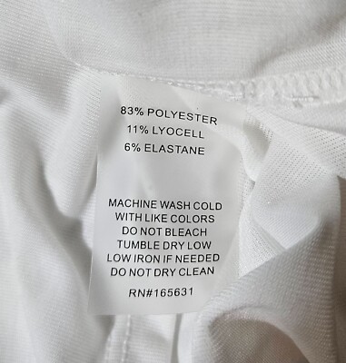 Johnny Was Calme Effect Keyhole Back Blouse Top White Size Small