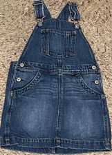 GIRLS GAP DENIM SKIRTALL--SIZE 5 YEARS TODDLER-MEDIUM BLUE