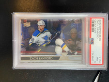 2020-21 Upper Deck Clear Cut Zach Sanford #156 PSA 9 X1