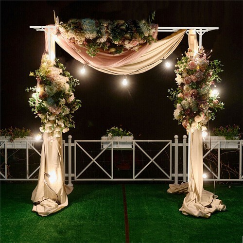 Metal Garden Heavy-Duty Arch Arbor Trellis Archway for wedding Climbing Plants - Picture 5 of 14