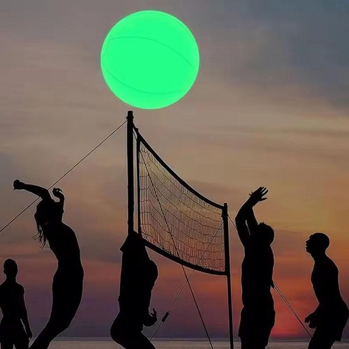 Bola de playa LED bola brillante piscina juguetes 16 colores luces HOTUS T0I6 inflable Z0S7 - Imagen 16 de 21