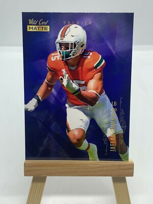   JAELAN PHILLIPS   2021 Wild Card Matte Premier BLUE Dolphins MBC-29