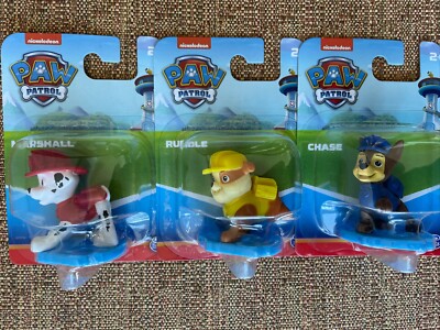 Paw Patrol lot of 3  Figures  Chase, Rubble, Marshall   New