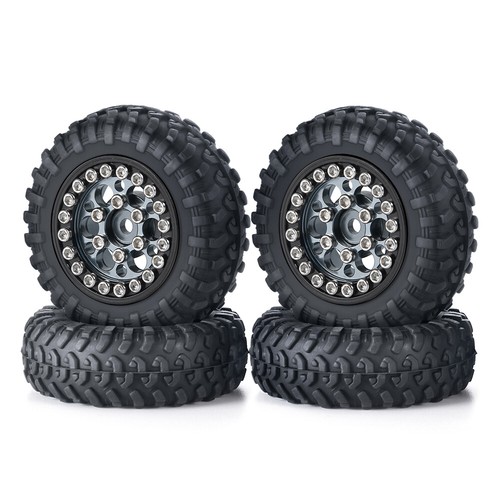 FLYXM 4pcs Rims Wheels Tires for RC 1/24 Kyosho Mini-Z 4x4 1/18 Jimny 1/24 SCX24 - Picture 11 of 20
