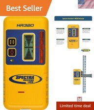 Versatile Red HR320 Laser Receiver: LCD Displays  100 dBA Speaker for Precision