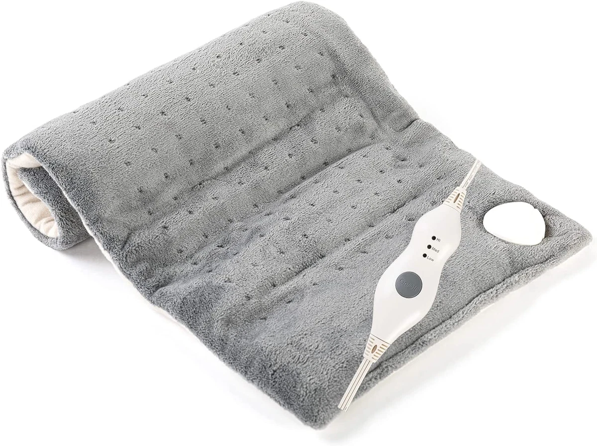 Tefici Weighted Heating Pad for Back Pain and Cramps Fast Pain