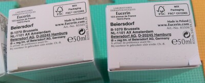 Eucerin Mexico luxury packaging