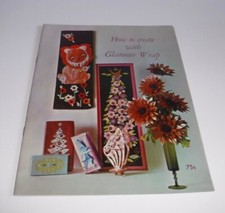 Pat  Bobbie's How to Create with Glamour Wrap Vintage Craft Pamphlet 