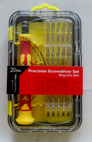 Precision Screwdriver set 20/Bits Kit Tool Magnetic Bites Laptop PC phones-New - Picture 2 of 5