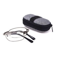 Klappbare Lesebrille Tragbare Herren Damen Metall leser 1,0 --  3,5