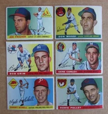 1955 TOPPS BASEBALL CARD SINGLES COMPLETE YOUR SET PICK CHOOSE UPDATED 12/18