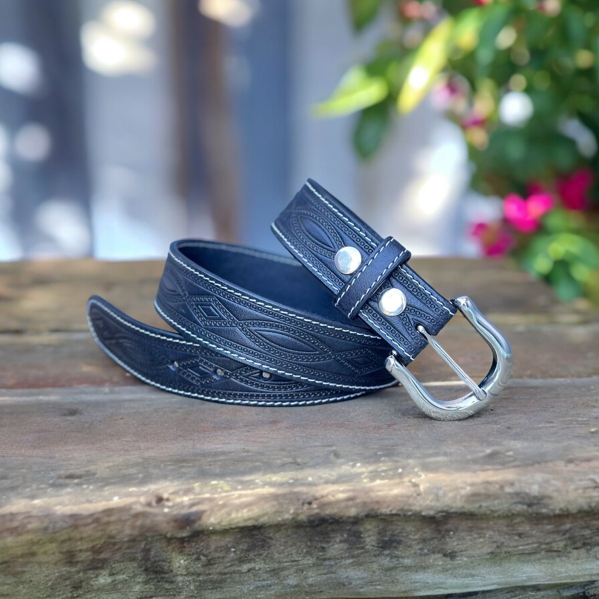 ?⋆˚✿˖° Vintage western belt ?⋆˚✿˖° Vintage Western Belt by India Earl – Rose Anvil main image 4