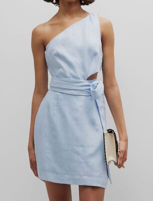 Bondi Born Mytros Mini Dress in Azul | Australian Designer Dresses Azul / M Bondi Born Mytros Mini Dress in Azul | Australian Designer Dresses Azul / M