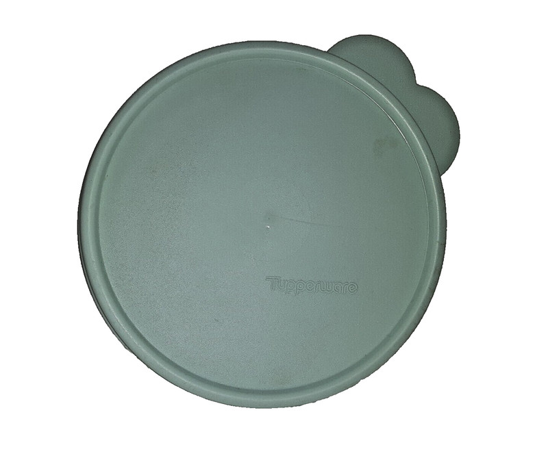 TUPPERWARE Replacement Lid - 2541A-5. Size C. Mint Green,  Butterfly Tab