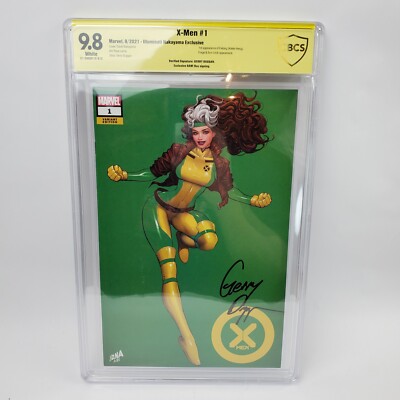 X-MEN 1 Illuminati Nakayama Rogue Trade CBCS 9.8 Signed Gerry Duggan 1st Feilong